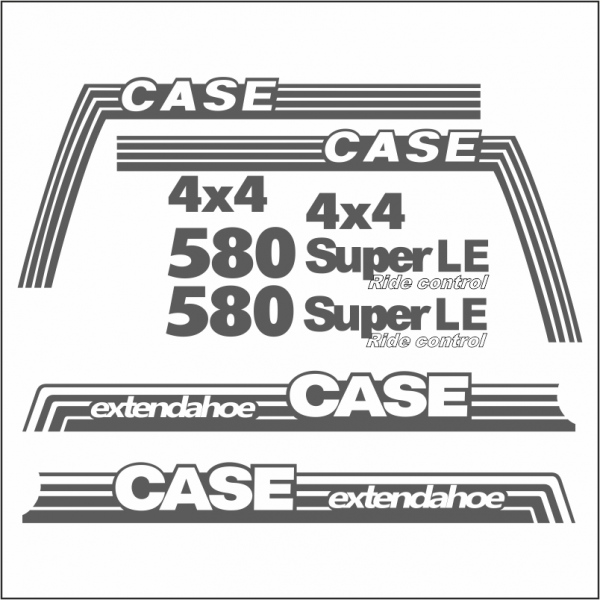 Case 580 Super LE Extendahoe