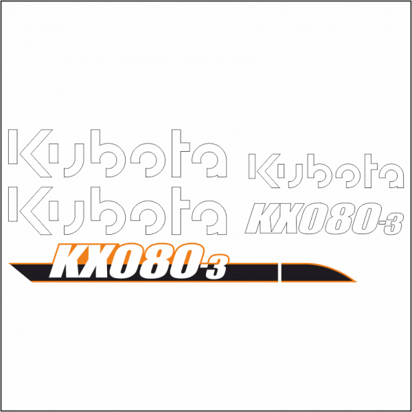 Kubota KX 080 3